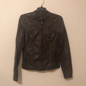 Express faux leather jacket